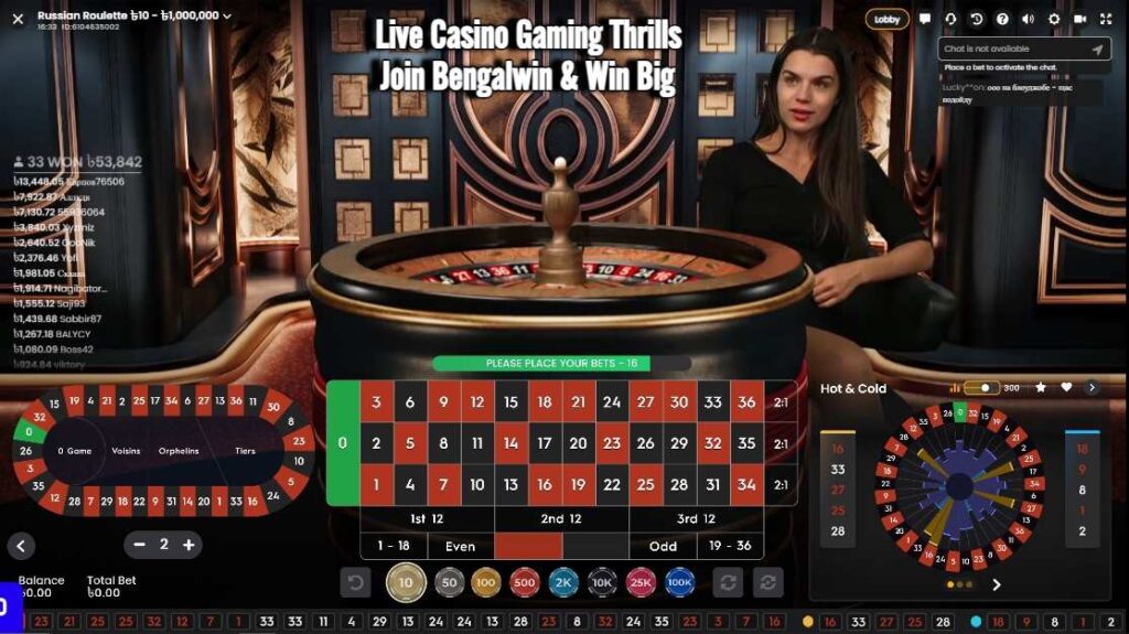 Live Casino Game Thrills: win Big with bengalwin live casino