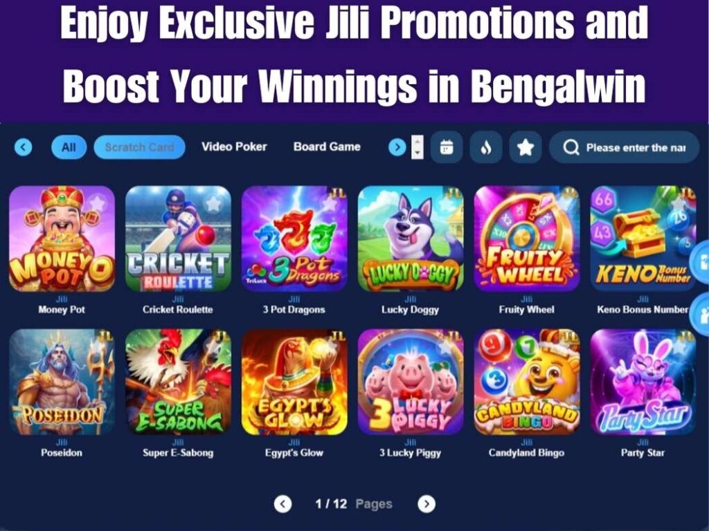 Enjoy Exclusive Jili Promotions and Boost Your Winnings in Bengalwin